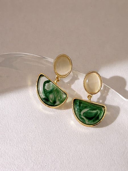 Luna Horizon Sterling Silver Earring