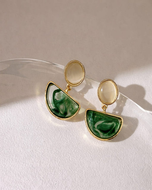 Luna Horizon Sterling Silver Earring