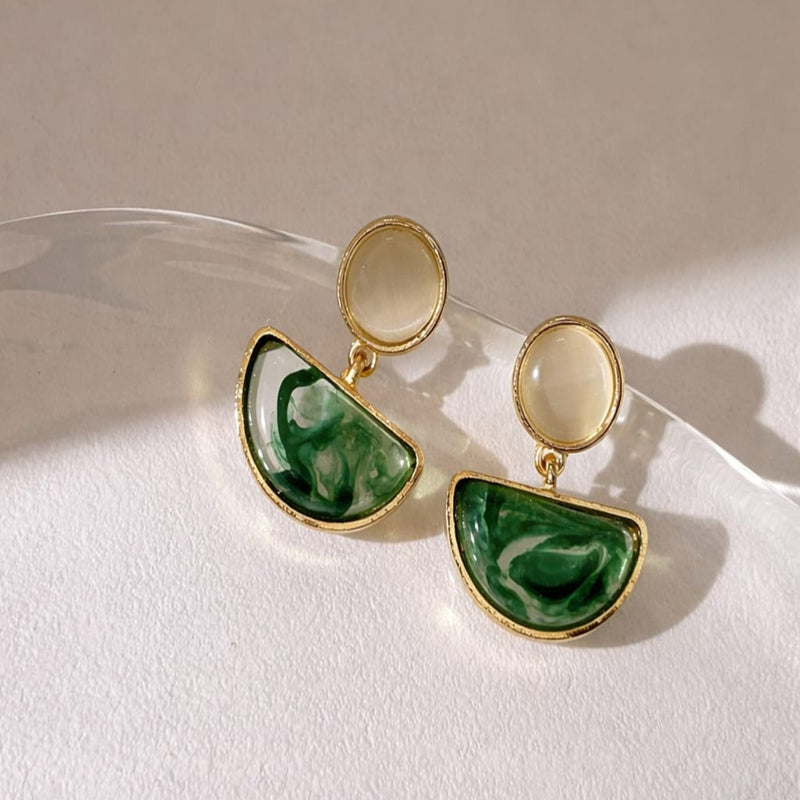 Luna Horizon Sterling Silver Earring
