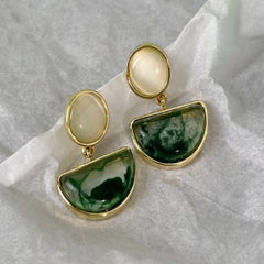 Luna Horizon Sterling Silver Earring