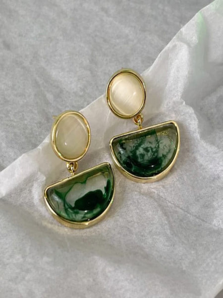 Luna Horizon Sterling Silver Earring