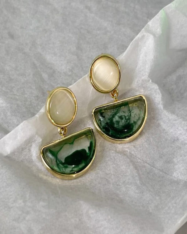 Luna Horizon Sterling Silver Earring