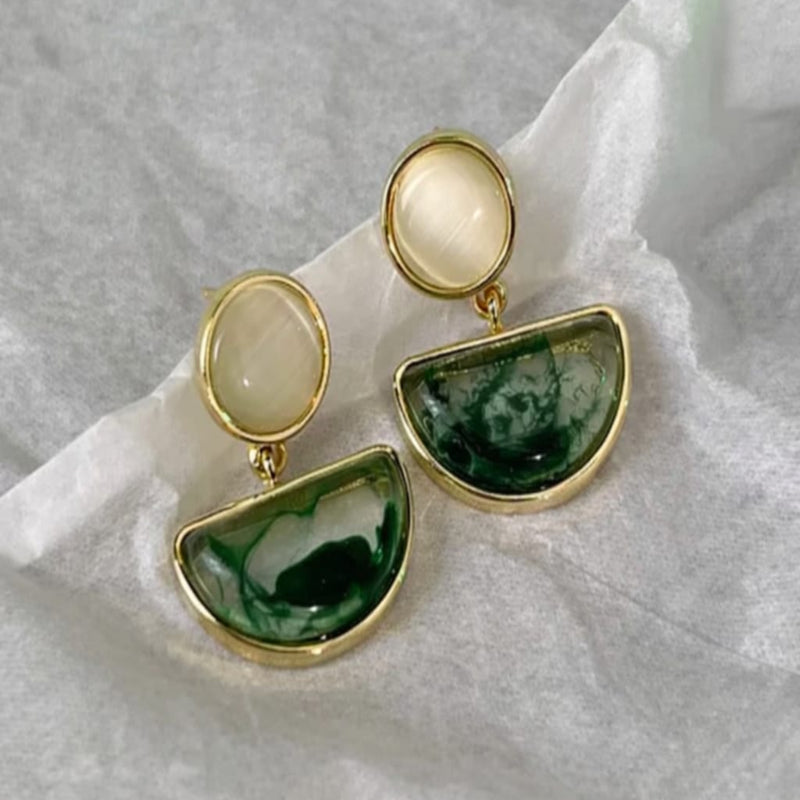 Luna Horizon Sterling Silver Earring