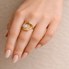 Velora 18k Gold Plated Ring