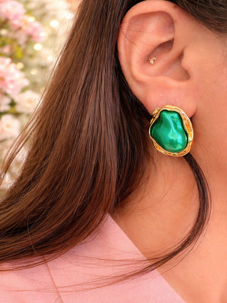 Elaris Green Earrings