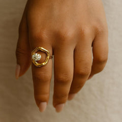 Velora 18k Gold Plated Ring