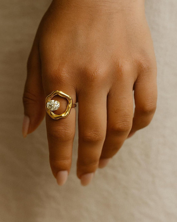 Velora 18k Gold Plated Ring