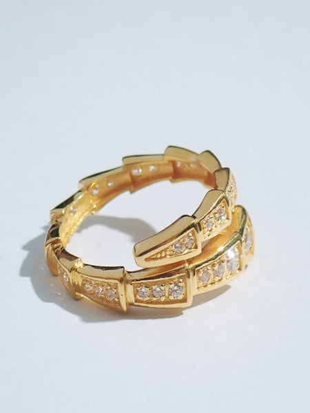 Galaxy wrap Real Gold Plated Ring