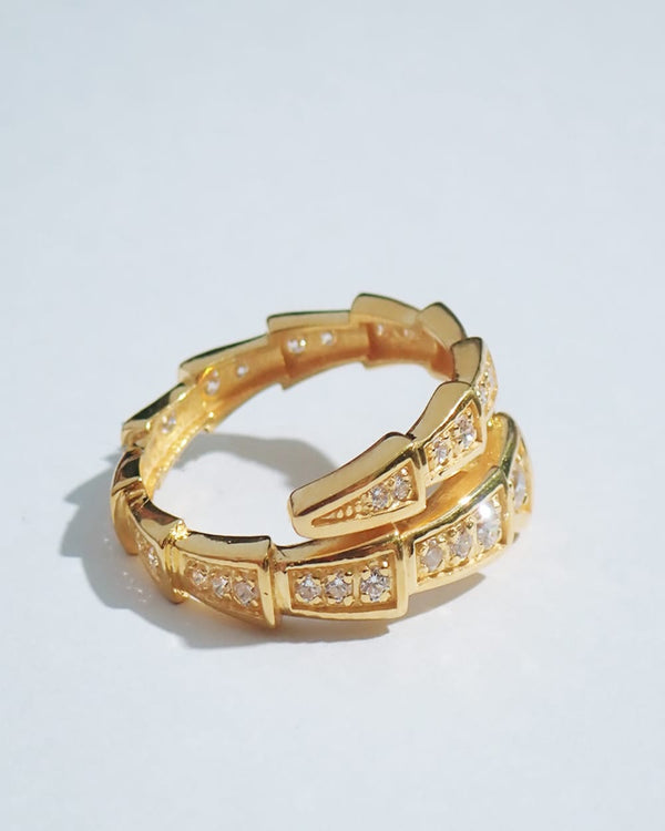 Galaxy wrap Real Gold Plated Ring