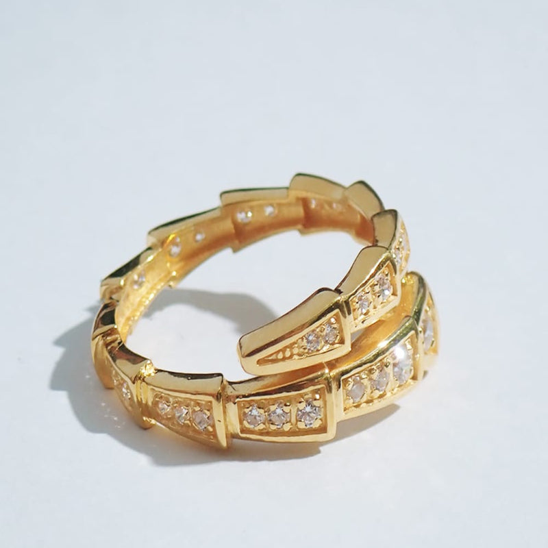 Galaxy wrap Real Gold Plated Ring