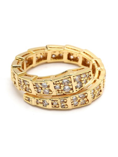 Galaxy wrap Real Gold Plated Ring