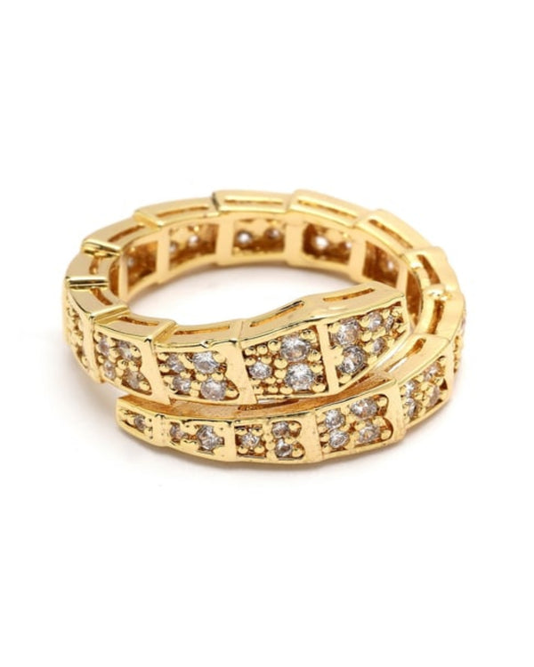 Galaxy wrap Real Gold Plated Ring