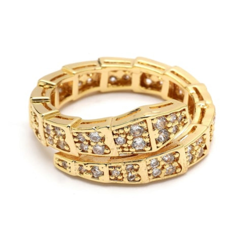 Galaxy wrap Real Gold Plated Ring
