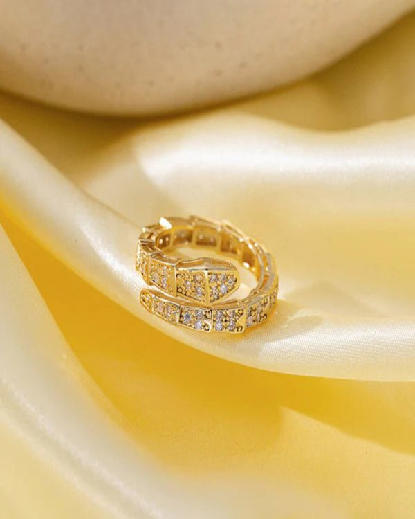 Galaxy wrap Real Gold Plated Ring