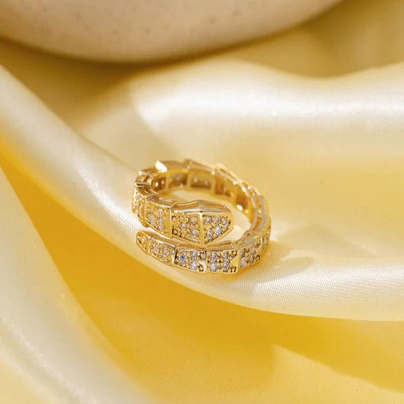 Galaxy wrap Real Gold Plated Ring