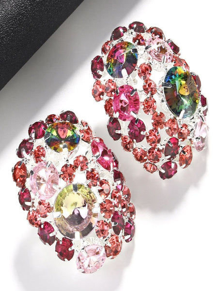 Prism Halo Gold Plated Clip On Earcuffs