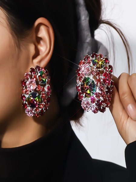 Prism Halo Gold Plated Clip On Earcuffs