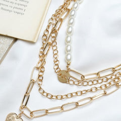 Stellar Crush Stack Gold Plated Chain