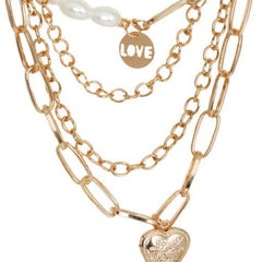 Stellar Crush Stack Gold Plated Chain