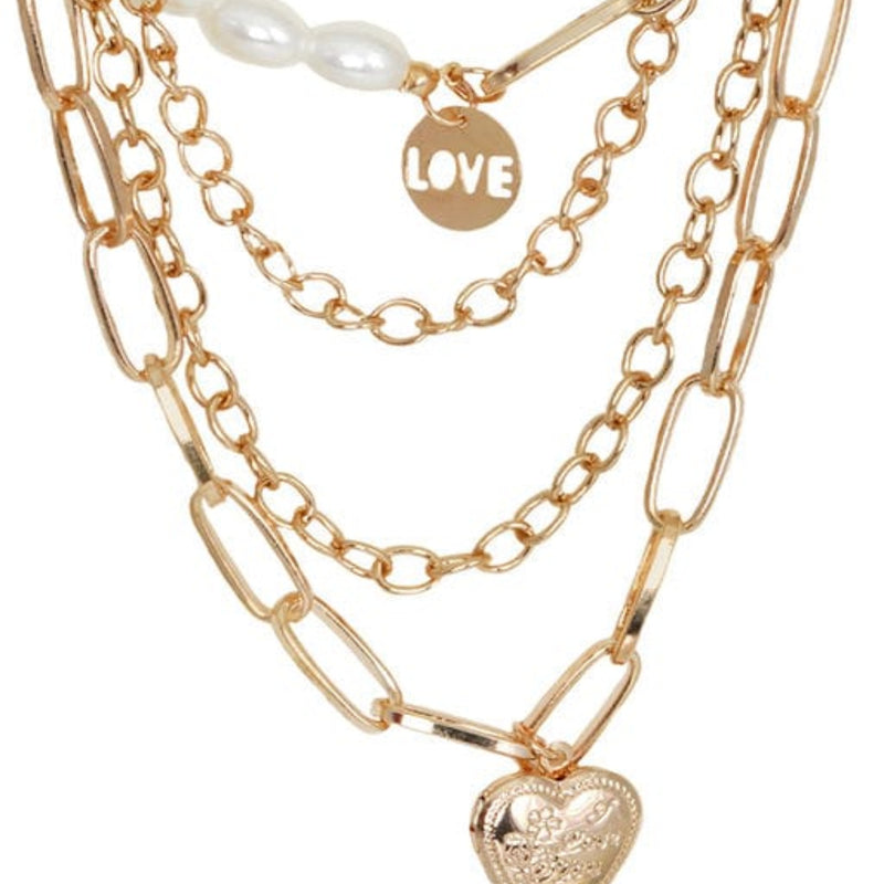 Stellar Crush Stack Gold Plated Chain