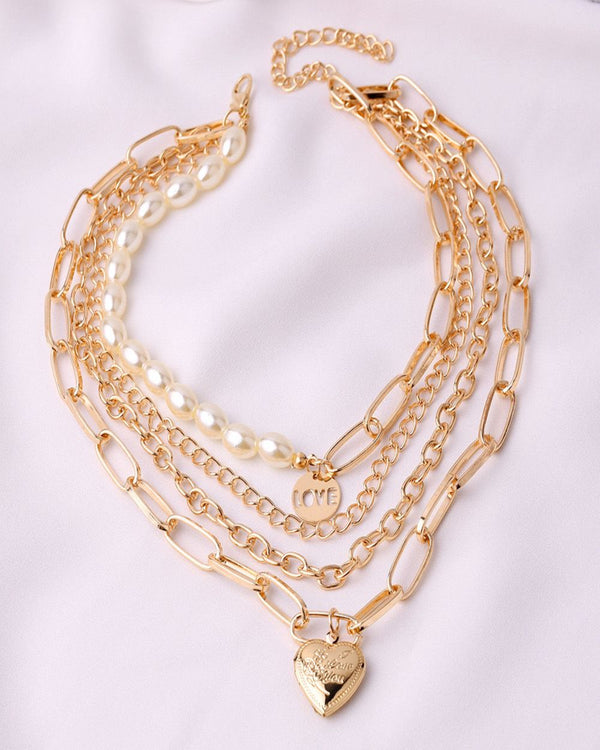 Stellar Crush Stack Gold Plated Chain
