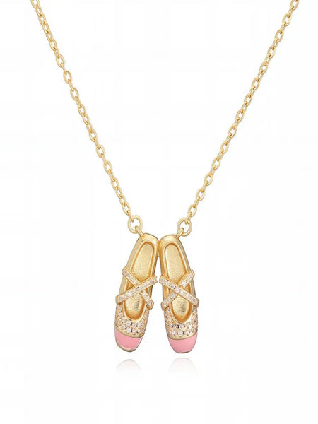 Ballerina Grace Gold Plated Necklace