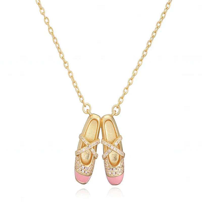 Ballerina Grace Gold Plated Necklace