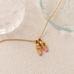 Ballerina Grace Gold Plated Necklace