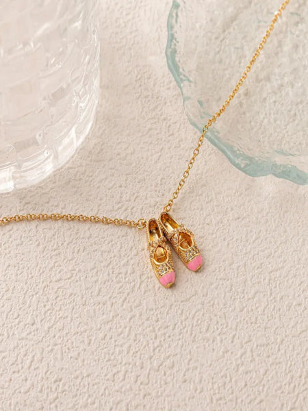 Ballerina Grace Gold Plated Necklace