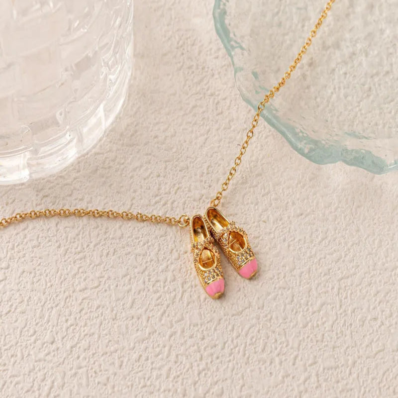Ballerina Grace Gold Plated Necklace