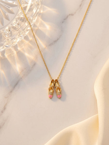 Ballerina Grace Gold Plated Necklace