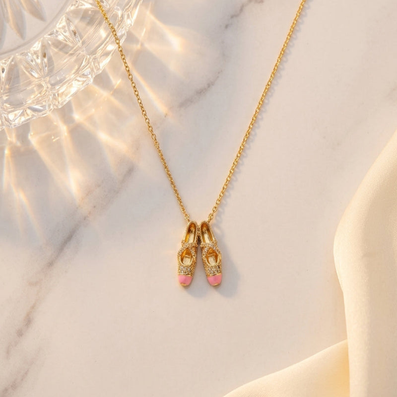 Ballerina Grace Gold Plated Necklace