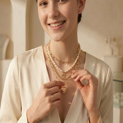 Stellar Crush Stack Gold Plated Chain