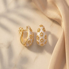 Selena Gold Plated Huggies