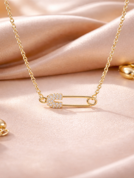 Astra Pindrop 18K Real Gold Plated Chain
