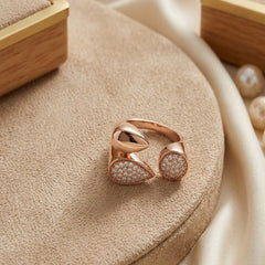 Elysia 14 k Gold Plated Ring(Adjustable )