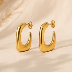 Celeste 14 k Gold Plated  Radiance Hoops