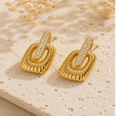 Cosma Gold Plated Earrings