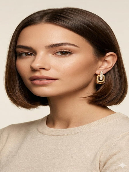 Cosma Gold Plated Earrings