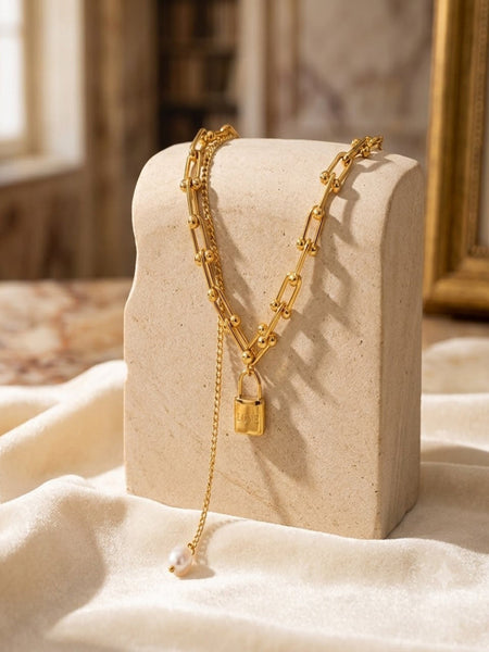 Astra Love Gold plated Chain