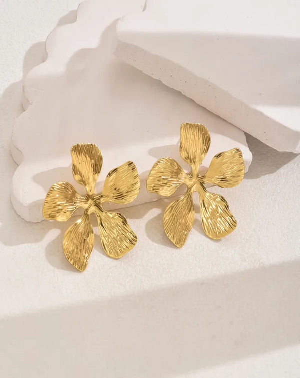 Selena Gold Plated Earrings