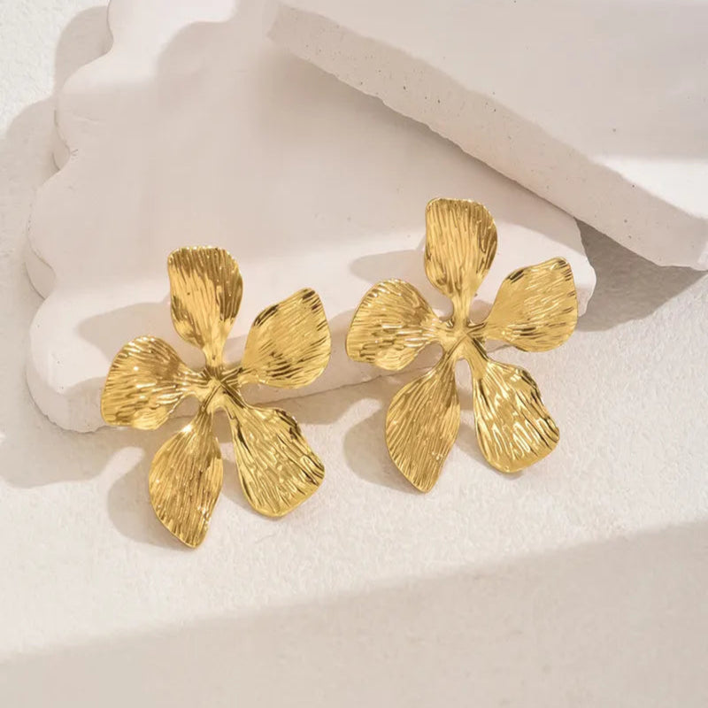 Selena Gold Plated Earrings
