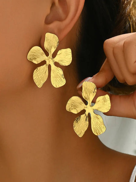 Selena Gold Plated Earrings