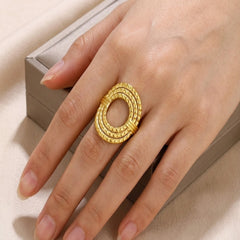 GoldNova 18k Gold plated Ring