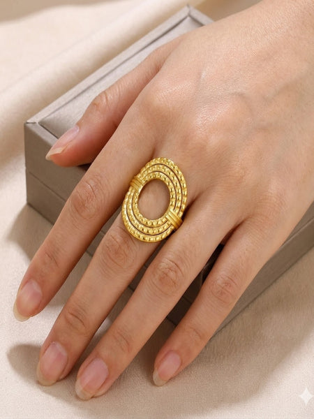 GoldNova 18k Gold plated Ring