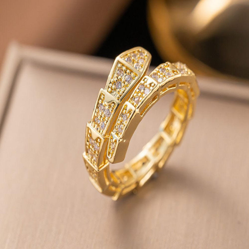 Galaxy wrap Real Gold Plated Ring