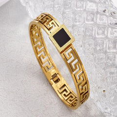 Zenith Gold Plated Bangle