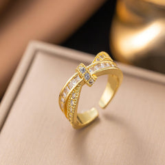 Galaxy Glow Gold Plated Ring