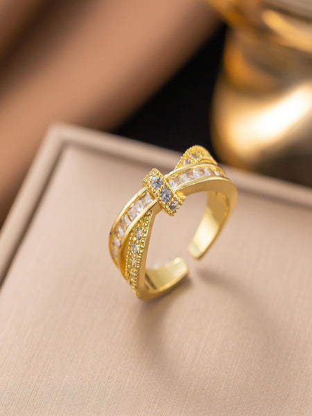 Galaxy Glow Gold Plated Ring