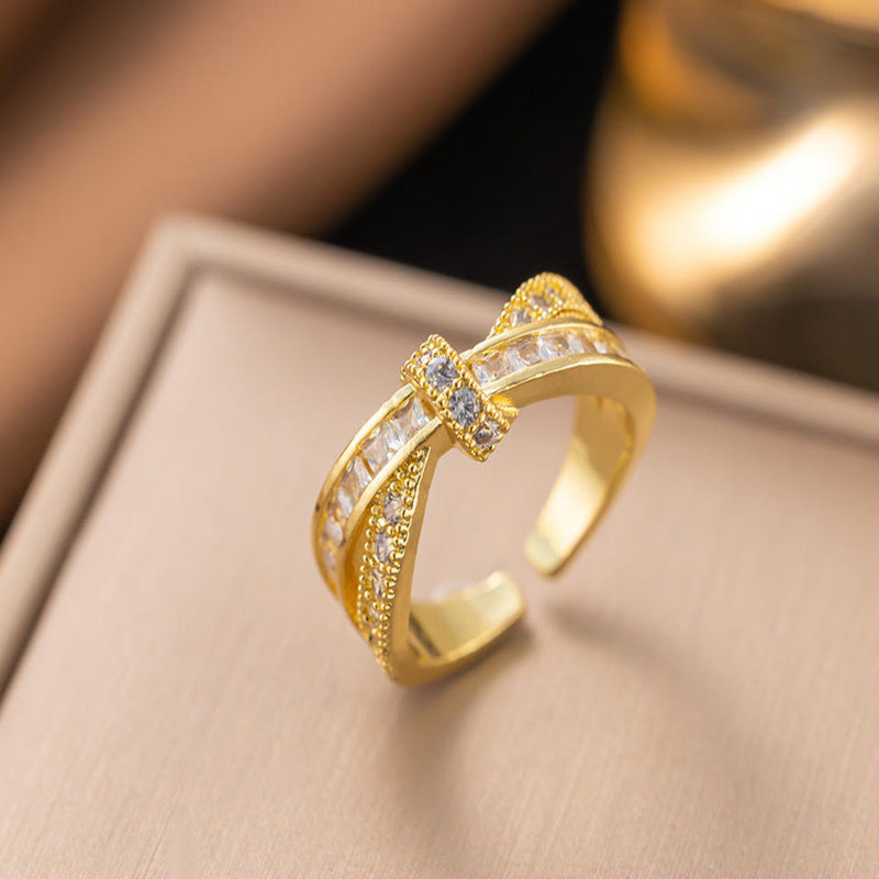 Galaxy Glow Gold Plated Ring